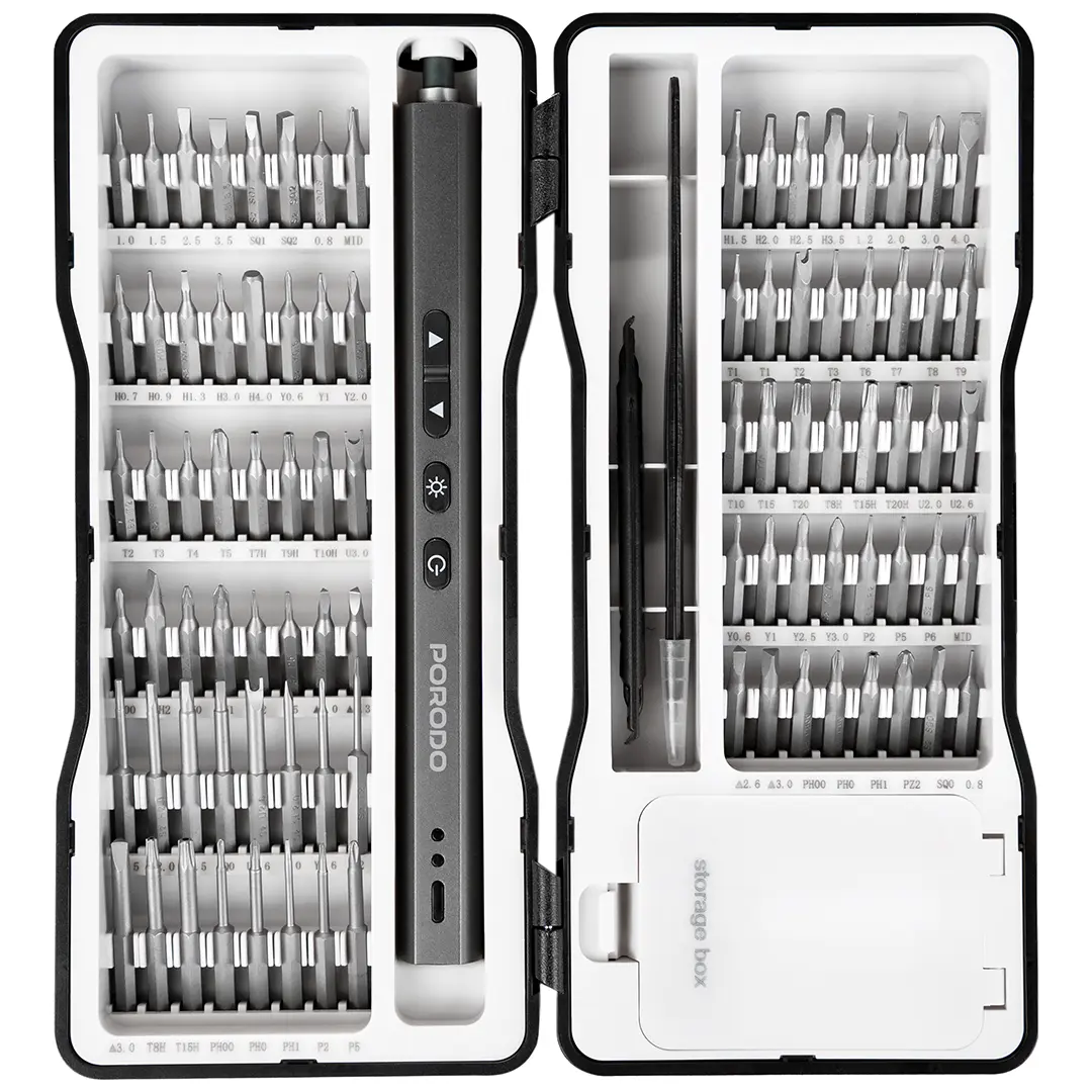 Porodo PDGTE970 TechFix 97-in-1 Electric Screwdriver Kit