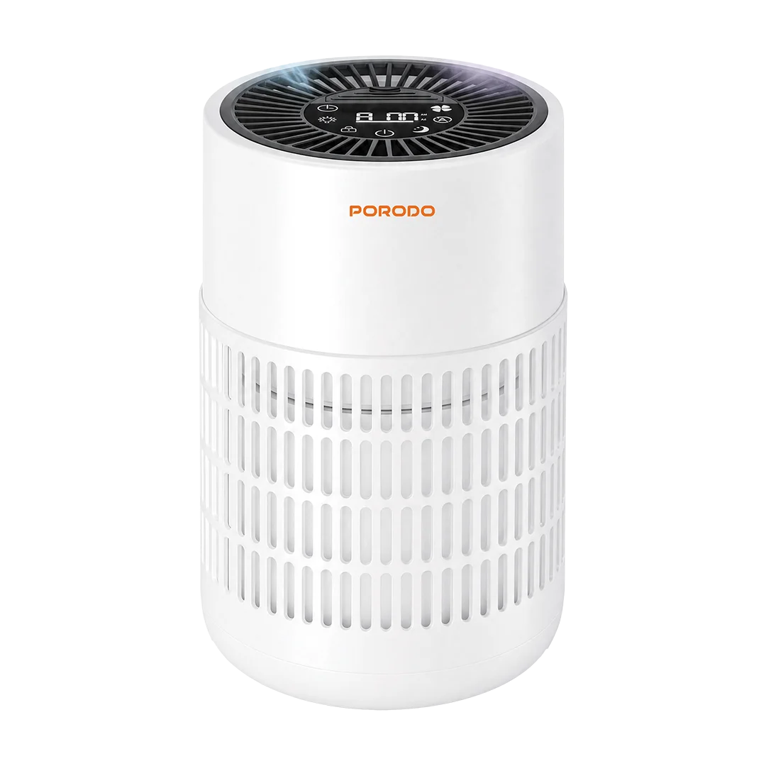 Porodo Lifestyle PDLFSTDK08 Purea Prime Smart Air Purifier with 3-Layer H13 HEPA Filter