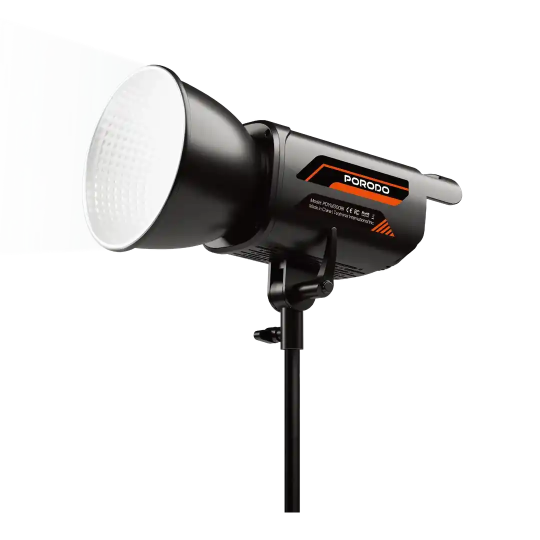 Porodo Lifestyle PDYM300BI Cannes Studio 150W COB Live Photography Light