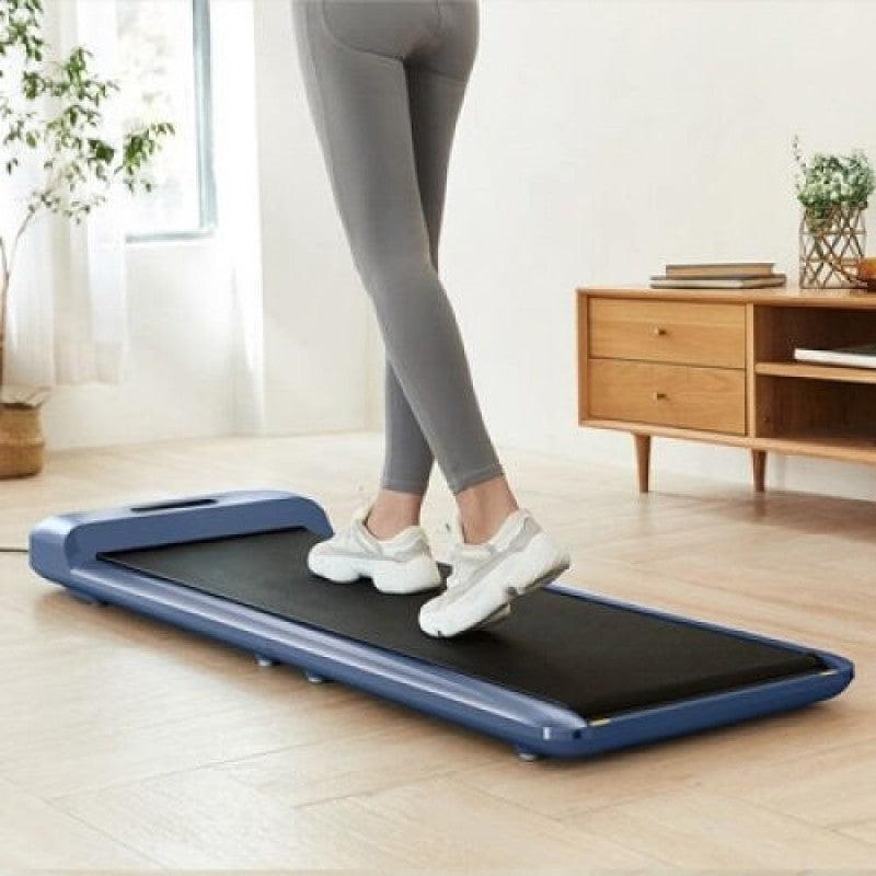 King Smith Foldable Walking Pad C2 - 1 HP - Blue side view - Treadmill | Buy Online in Kuwait | Pro Sports Kuwait