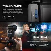 Neewer Z2-S TTL Round Head Flash Speedlite