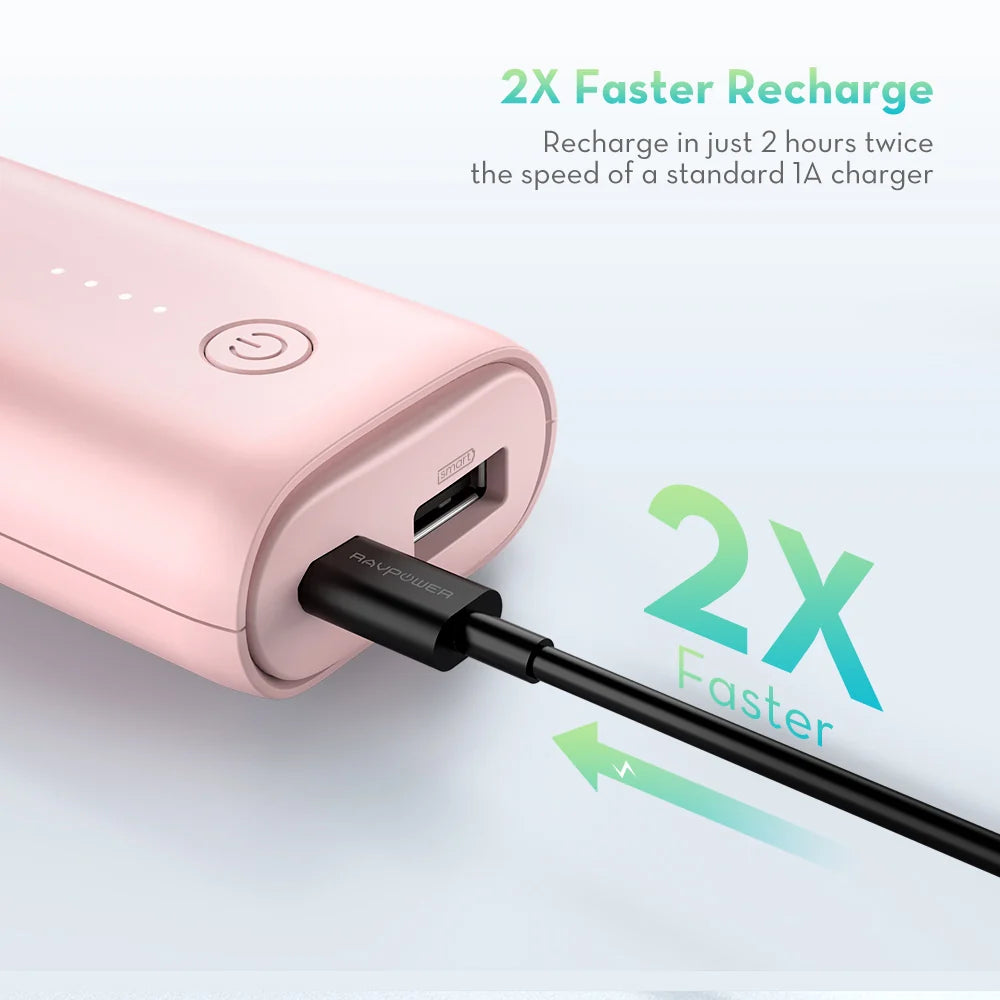 RAVPower RP-PB169 6700mAh iSmart Portable Power Bank