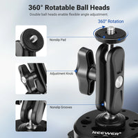 Neewer 6" Camera or Phone Suction Cup Mount