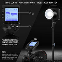 Neewer Q4 400W 2.4G TTL Flash with Battery
