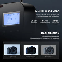 Neewer Q4 400W 2.4G TTL Flash with Battery