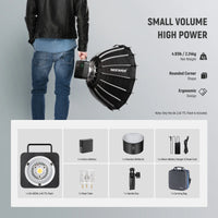 Neewer Q4 400W 2.4G TTL Flash with Battery