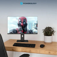 Powerology 4K UHD Monitor Adjustable Rotating Stand