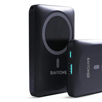 Ravpower Magnetic Wireless Powerbank Black