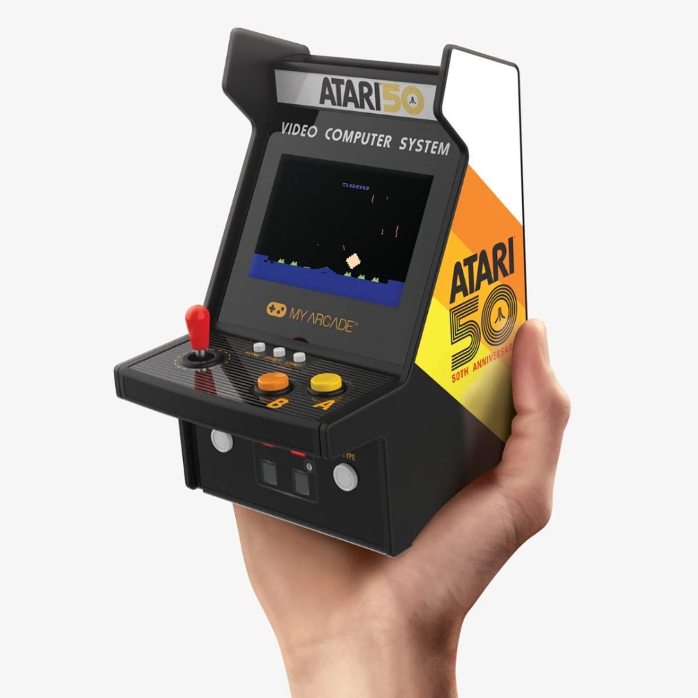 My Arcade Atari Micro Player Pro – Retro Handheld Console Featuring Classic Atari Games - Techty