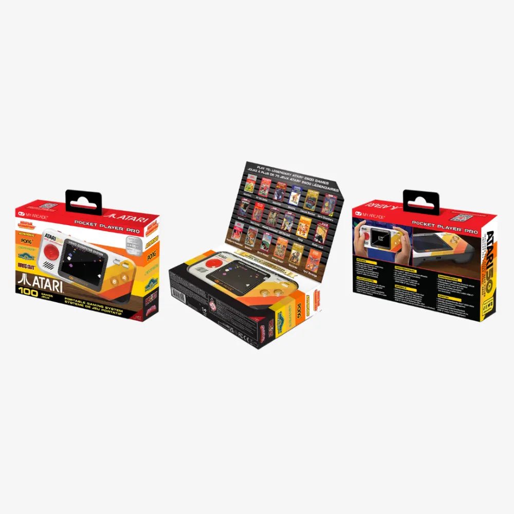 My Arcade ATARI Pocket Player Pro – Handheld Retro Gaming Console - Techty