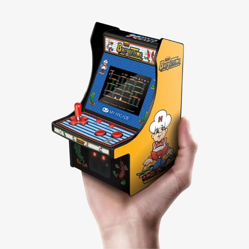 My Arcade BurgerTime Micro Player – 6.75" Retro Mini Arcade Console - Techty