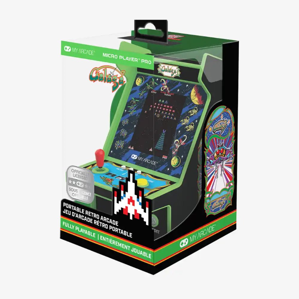 My Arcade GALAGA Micro Player Pro – Classic Space Shooter Mini Arcade Console - Techty