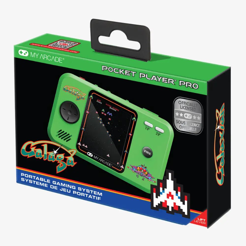 My Arcade Galaga Pocket Player Pro – Retro Handheld Gaming Console by My Arcade - Techty