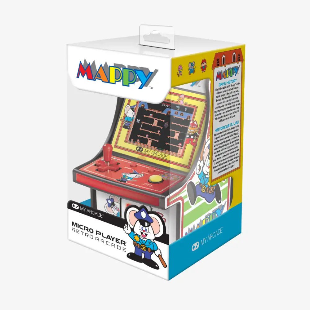 My Arcade MAPPY Micro Player – Collectible Miniature Arcade Cabinet - Techty