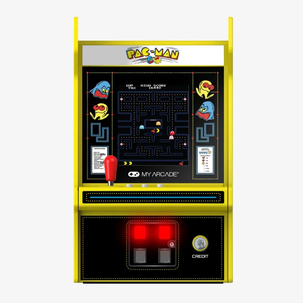 My Arcade PAC - MAN Micro Player Pro – Official Retro Mini Arcade Console - Techty