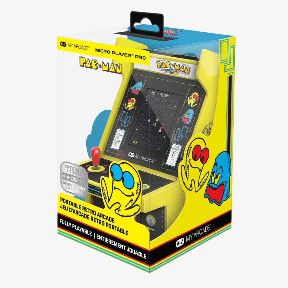 My Arcade PAC - MAN Micro Player Pro – Official Retro Mini Arcade Console - Techty