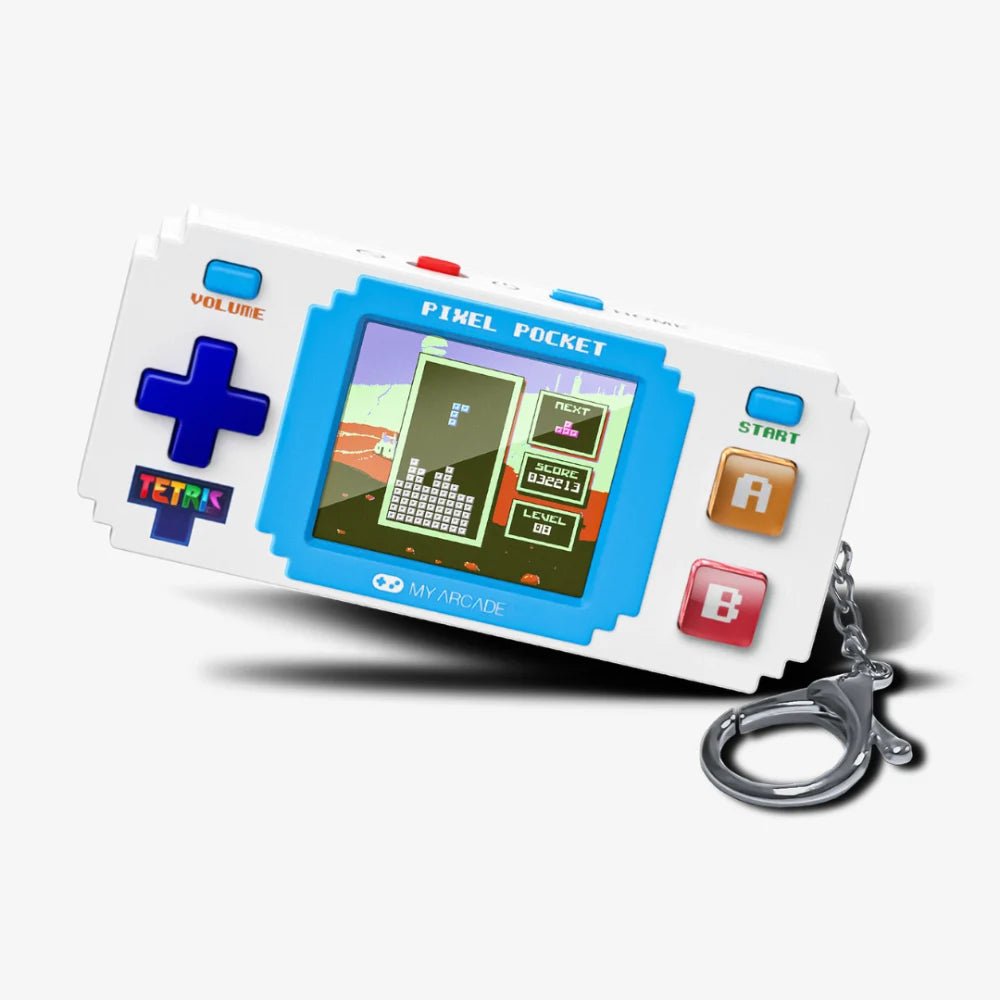 My Arcade Pixel Pocket Tetris Mini Portable Gaming System - Techty