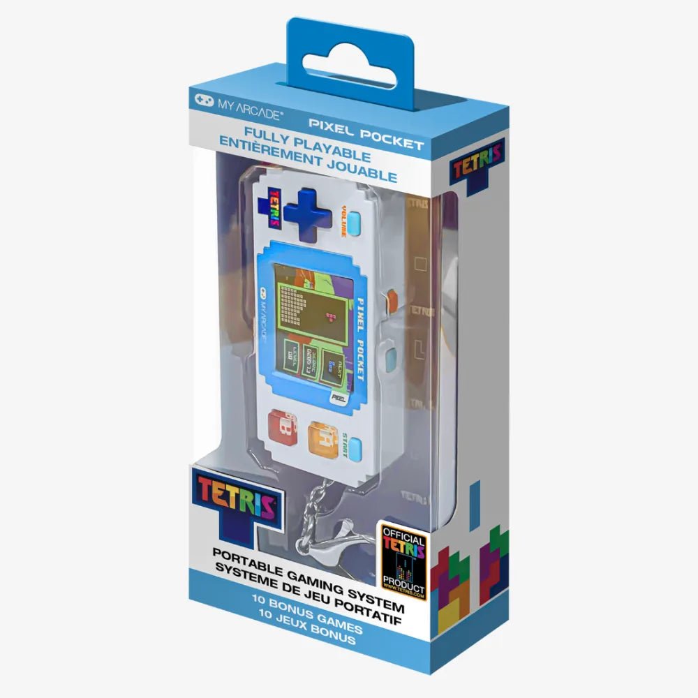 My Arcade Pixel Pocket Tetris Mini Portable Gaming System - Techty