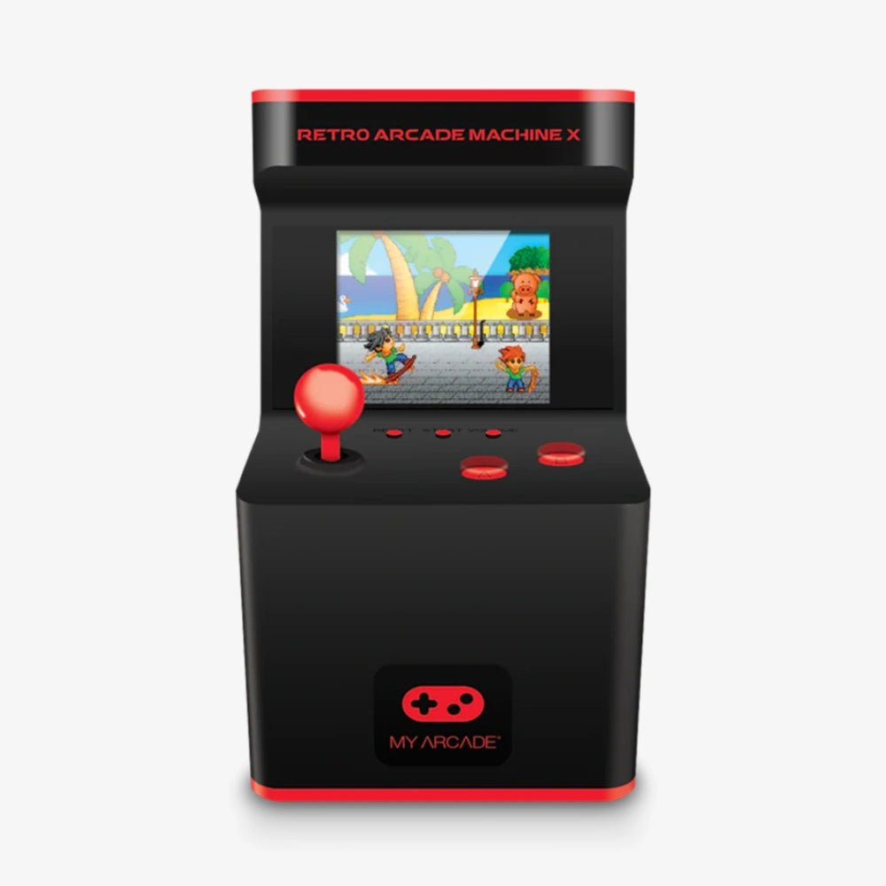 My Arcade Retro Arcade Machine X – Black/Red - Techty
