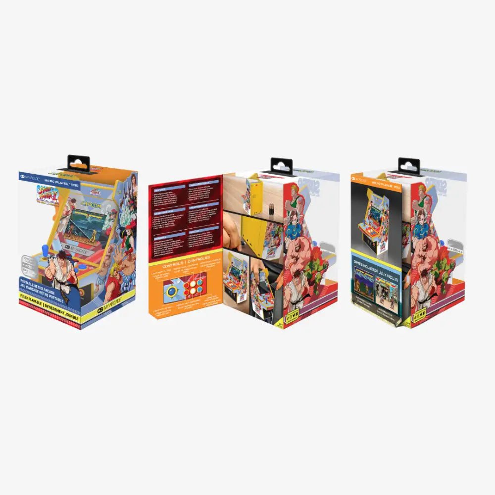 My Arcade Super Street Fighter II Micro Player Pro – Official CAPCOM Arcade Mini Console - Techty