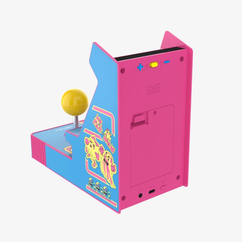MyArcade Ms. PAC - MAN Joystick Player – Portable Retro Arcade Console - Techty