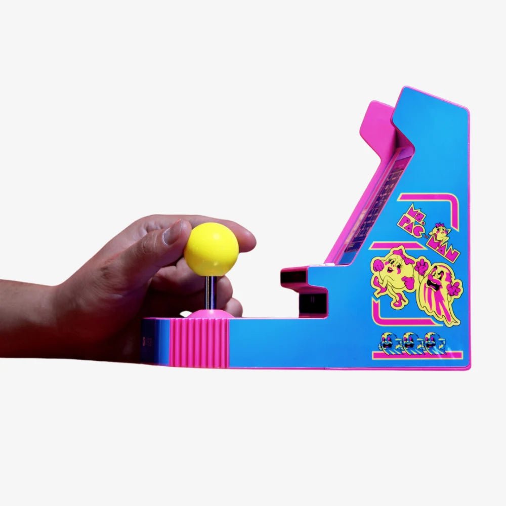 MyArcade Ms. PAC - MAN Joystick Player – Portable Retro Arcade Console - Techty