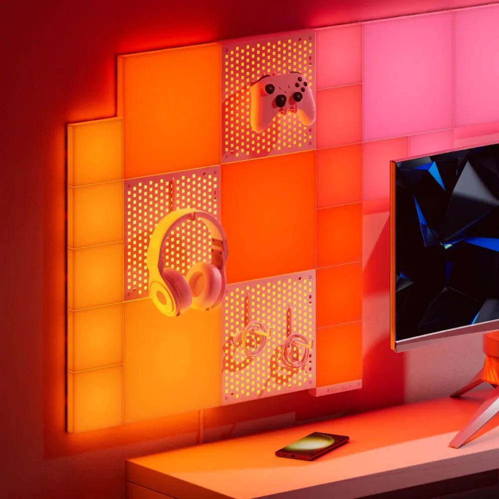 Nanoleaf Blocks Light Pegboard Add - On Kit - Techty