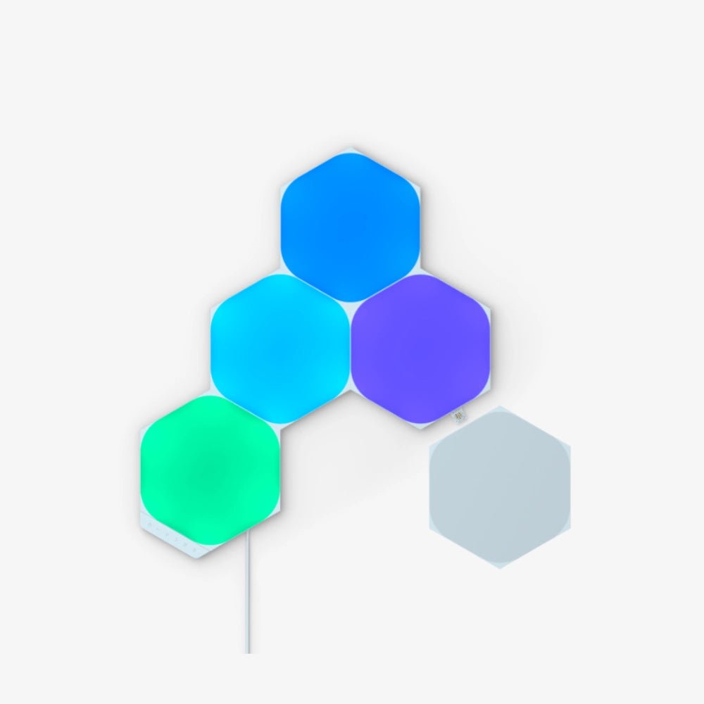 Nanoleaf Shapes Hexagon Starter Kit – 5 Pack (White, EU/UK) - Techty