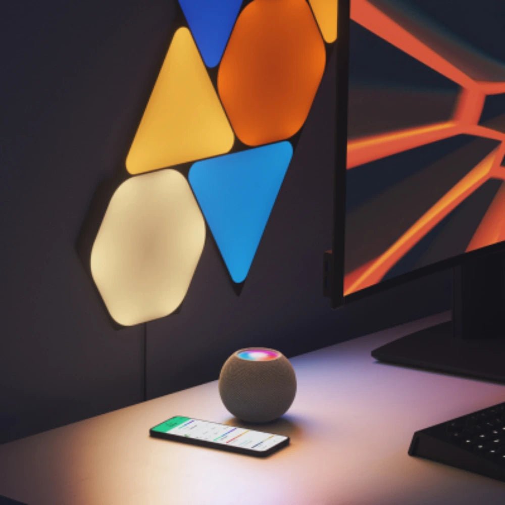 Nanoleaf Shapes Ultra Black Expansion Pack – Hexagons/Triangles (3 Panels) - Techty