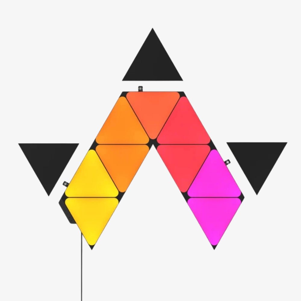 Nanoleaf Shapes Ultra Black Expansion Pack – Hexagons/Triangles (3 Panels) - Techty