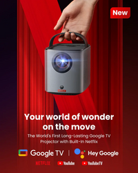 Nebula Mars 3 Air 1080p Google TV Projector
