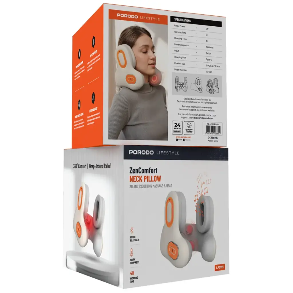 Porodo ZenComfort Neck Pillow