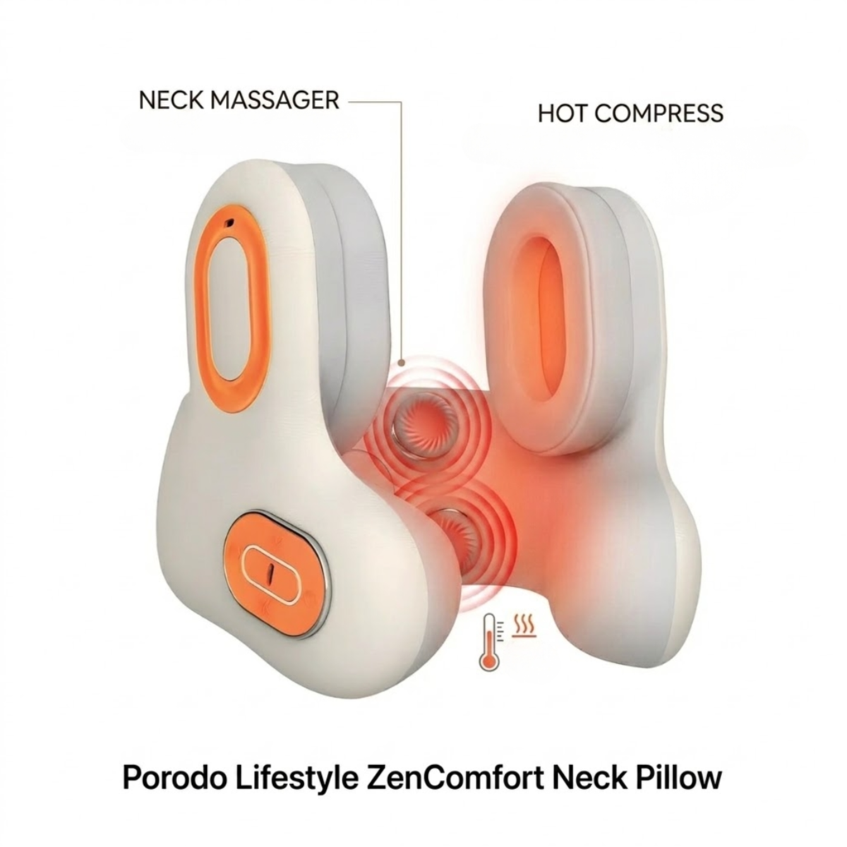 Porodo ZenComfort Neck Pillow