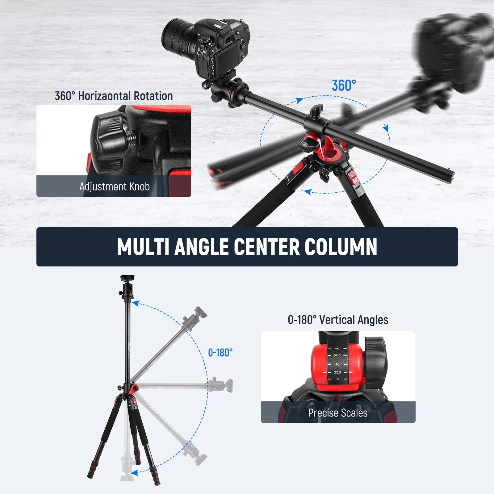 Neewer Multifunctional Aluminium Tripod with Monopod Option