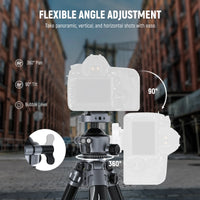 Neewer LT07 Aluminum Travel Tripod with Ball Head