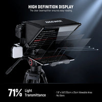Neewer X14 III Aluminum Alloy Teleprompter with 501PL Quick Shoe Plate