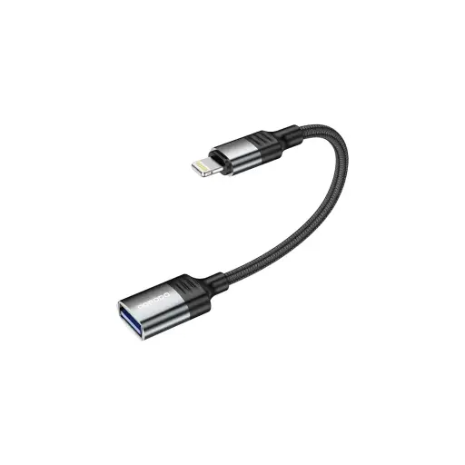 Porodo Lightning OTG Braided Wire CBL021-Black