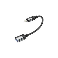 Porodo Lightning OTG Braided Wire CBL021-Black