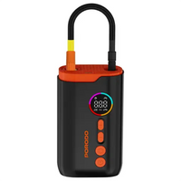 Porodo Lifestyle 55W Portable Tire Inflator 150 PSI with 4 Modes and Digital Display-Black