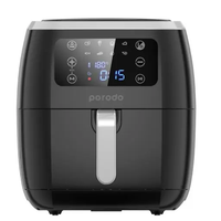 Porodo Lifestyle Smart Air Fryer With App Control 6L - Black