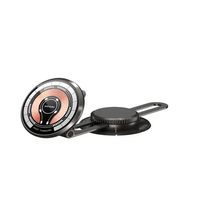 Porodo Magnetic Wirless Fast Charging Mount with Double Folding and  360 Rotation - Black