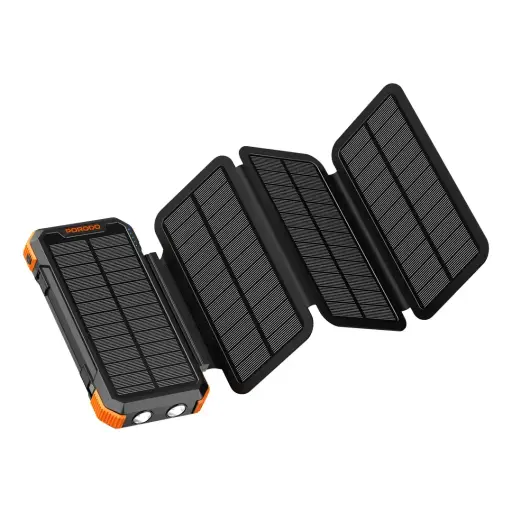 Porodo Power Bank 20000mAh 4-Panel Solar PB070-Black