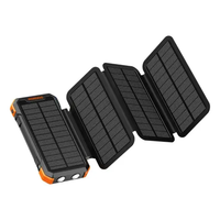 Porodo Power Bank 20000mAh 4-Panel Solar PB070-Black
