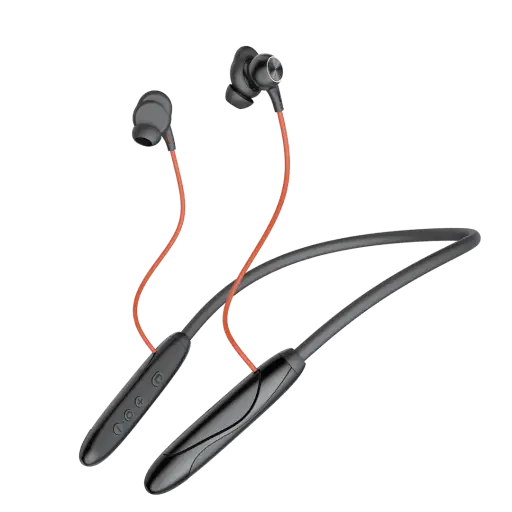Porodo Soundtec Echo Flex Magnetic Buds Hall-Switch Technology-Black