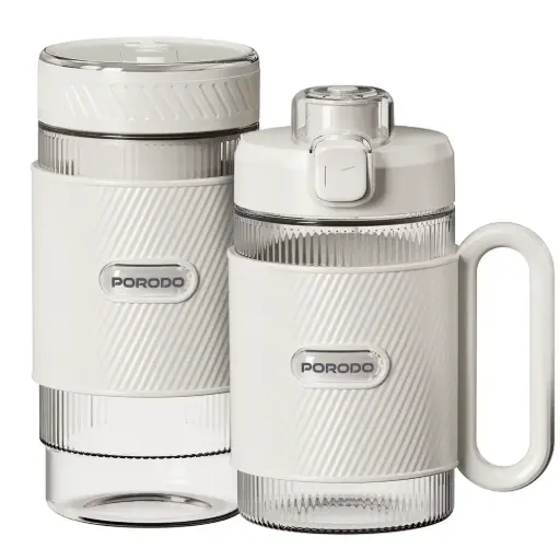 Porodo Lifestyle Portable Dual-Cup Smoothie Blender-White