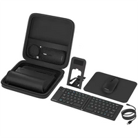 Porodo 6-In-1 keyboard & mouse Set - Black