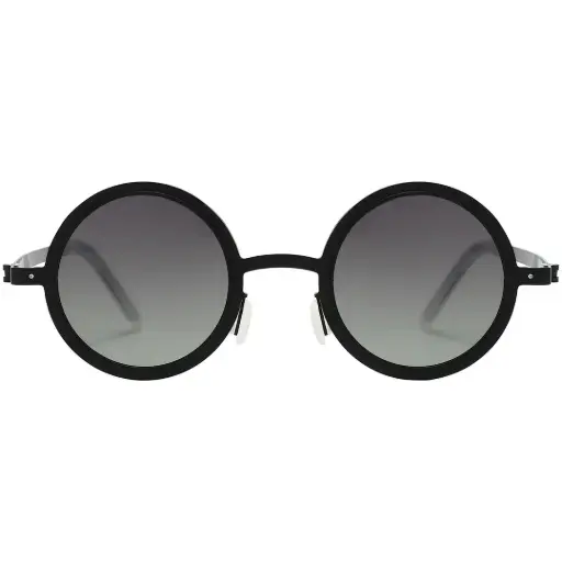 Porodo Lifestyle Geneva Round Frame Sunglasses -Black