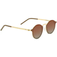 Porodo Lifestyle Riviera Round Frame Sunglasses -Gold