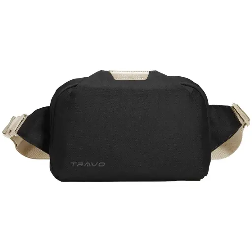 Porodo Lifestyle Travo Waist Bag-Black