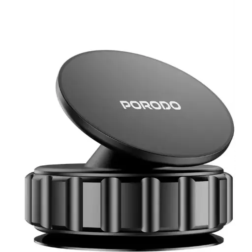 Porodo Multi-Surface Vacuum Suction Phone Holder-Black